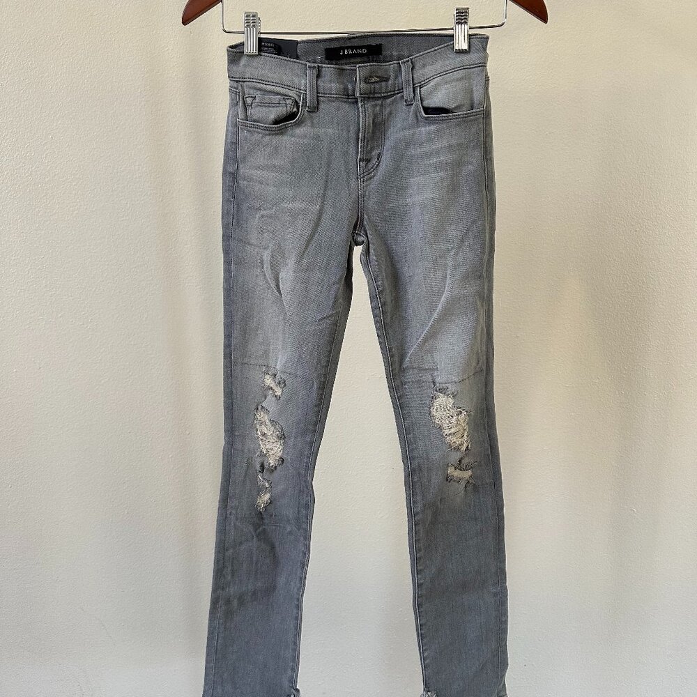 J Brand Close Cut Distressed Jeans